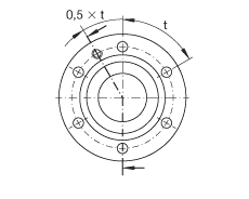 推力角接觸球軸承 ZKLF1560-2Z, 雙向，螺釘安裝，兩側(cè)間隙密封